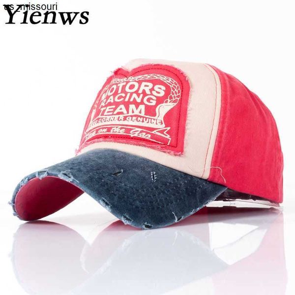 Casquettes de baseball Yienws Bone Chapeau Cowboy Vintage Trucker Hat for Men Summer Dad Hats Old Worn Full Hat Cap Baseball Casquette Unisex YIC434 J230520