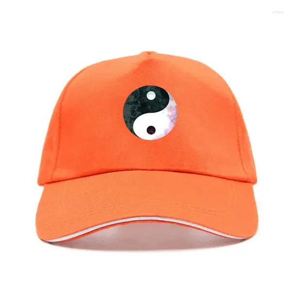 Gorras de bola Yin y Yang, dualidad china, símbolo de acuarela, gorra de béisbol novedosa para hombre
