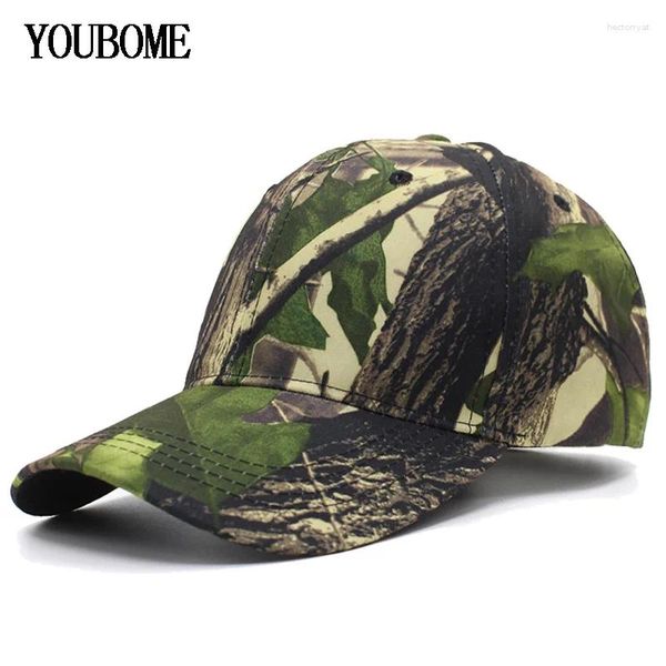 Ball Caps Youbome Snapback Femmes Chapeaux pour hommes Casqueur de baseball Brand Trucker Hunting Camouflage Casquette Bone Lettre mâle papa