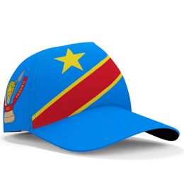 Ball Caps Zaïre Baseball Caps Gratis 3D Custom Made Naam Team Hoeden Zar Land Congo Republiek Natie Frans Kinshasa Rdc Vlaggen Hoofddeksel 230911