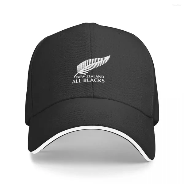 Gorras de pelota Zelanda All Blacks Rugby Gorra de béisbol Anime Hombre de lujo Sombrero Marca Mujeres Hombres