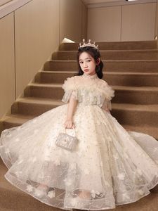 Robe de bal robe de fleur de fleur pour mariage princesse anniversaire fête du concours de fête des filles faites des filles personnalisées robes de fête pour le mer 2024