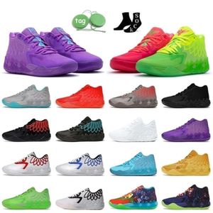 Ball Lamelo Chaussures Mb.01 Lo Chaussure de basket-ball pour hommes 1of1 Queen Rick et Morty Rock Ridge Red Blast Buzz Galaxy Unc Iridescent Dreams Baskets Baskets