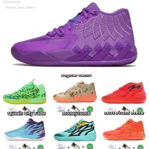 Ball Lamelos 1 BM01 02 03 Basketbalschoenen Rick en Morty Rock Ridge Red Queen Not From Here Lo Ufo Buzz City Black Blast Heren Trainers Sport 2024