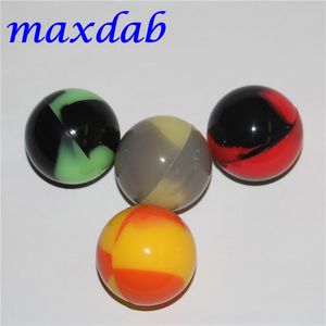 Forma de bola redonda de contenedores de silicona frascos silicio dab recipientes de aceite de cera recipientes de hierbas secas Vaporizador