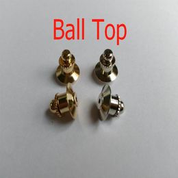 boule top verrouillage revers badge pin keeper dos fermoir embrayages épargnants titulaire bijoux trouver broches fit militaire el hat club p229k