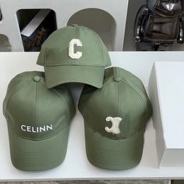 BallCaps Casquettes de baseball de créateur 100% coton Chapeaux verts brodés Casquette à visière avec logo pour les sports de voyage