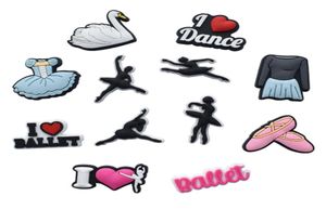 Ballet Dance Charmes Shoe Jibitz Charm Accessoires Pins Decoraion Buckle2293670