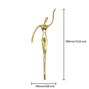 Ballet Dancer Brass Cabinet Deur Knoppen Samenvatting Vrouwelijke lade Trekt Home Decor Dresser Knoppen Wine Cooler Trek meubels knoppen