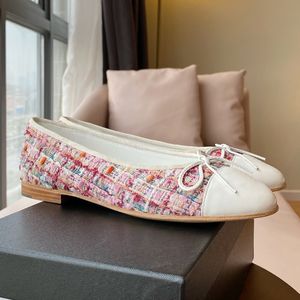 Ballet platte lederen schoenen ontwerper vrouw loafers jurk schoenen dames platte schoenen maat 35-42 casual schoenen ontwerper bruiloft partij luxe fluwelen seizoensgebonden SS