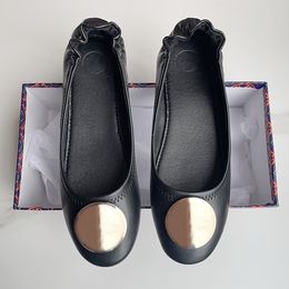 Ballet Flats Klassieke Schoenen Dames Basic Leer Ronde Neus Casual Schoenen Naakt Dames Sneaker Fishermans Schoen Stage Performance Schoenen Maat 35-42