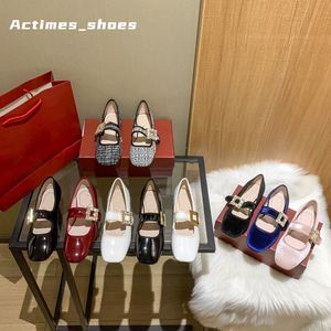 Balletflats echte lederen schoenen Designer vrouw Loafers kleding schoenen dames platschoenen maat 34-40 casual schoenen ontwerper trouwfeest luxe fluwelen seizoensgebonden