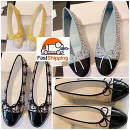 Ballet Flats Schoenen Parijs Luxe Designer Schoenen Dames 2C Merk Schoenen Gewatteerde Leren Balletschoenen Ronde Neus Formele Damesschoenen