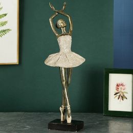 Ballet miniaturen beeldjes abstracte kunst danser meisje ornament standbeeld ballerina hars sculptuur model Home Office decor Craft 231220