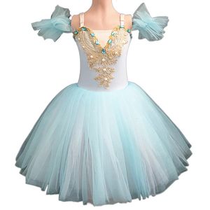 Ballet Tutu Jirt Femmes Habiller Long Vestidos For Girls Performance Clothing Swan Belly Dance Jirts 240411
