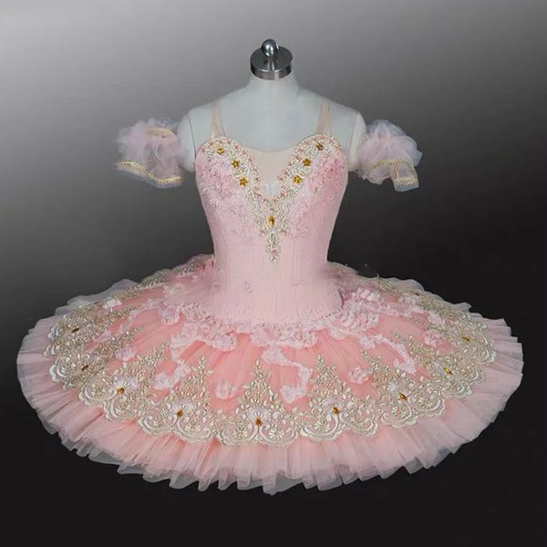 Ballet Tutus pour adultes enfant filles Ballet Tutu ballerine robe femmes rose classique crêpe Tutu danse Costume robe enfant 240111