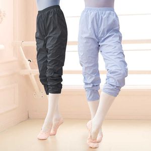 Pantalon d'échauffement de ballet lâche adulte formation transpiration préchauffage sangle gymnastique robe danse