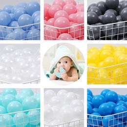 Ballon 100pcs / lot Balles de piscine sèches Ocean Wave Ball Soft Pool Toys Colorful Kid Swim Pit Game 7cm Funny Outdoor Indoor Christmas Present 230706