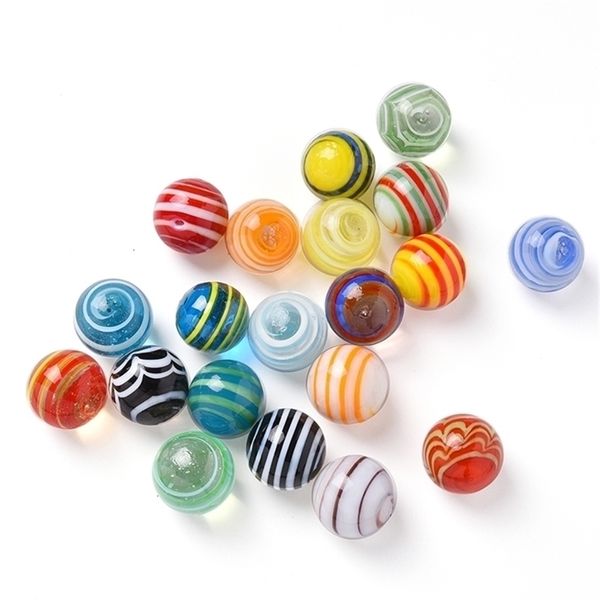 Ballon 20 pièces/ensemble 16 MM boule de verre crème Console jeu flipper petites billes Pat jouets parent-enfant perles balle rebondissante 230613