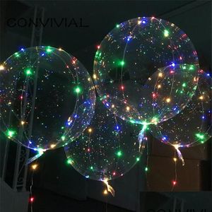 Ballon 50pcs Non Winkles Ballons PVC transparents 10 18 24 pouces Bubble Clear Party Party Decorative Hélium Ballons Kid309 DHE3M