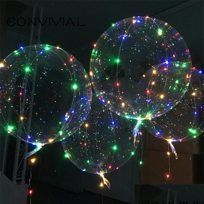Balon 50pcs winkles yok şeffaf pvc balonlar 10 18 24 inç açık kabarcık doğum günü partisi dekoratif helyum balonlar Kid309 DHE DROP DHBAF
