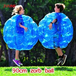 Globo 60 cm Zorb Ball PVC BlueRed Burbuja inflable Fútbol Zorb BallPump para niños Adulto Familia Juego al aire libre Deportes Juguete Ball 230621