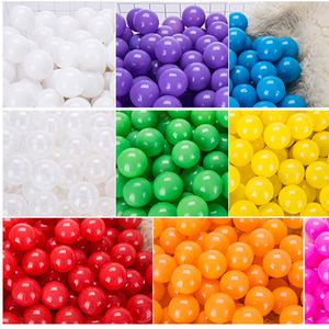 Ballon 7CM / 50PCS Eco-Friendly Coloré Ball Pits En Plastique Souple Ocean Ball Eau Transparente Ocean Wave Ball Jouets Pour Enfants Enfant Bébé 230706