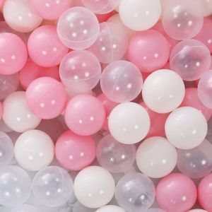 Balloon Ball Pit Balls - 100 Stuks Meisje Ftalaatvrij BPA-vrij Plastic Ocean Balls Crush Proof Stress Balls for Kids Playhouse Pool Bal 230626