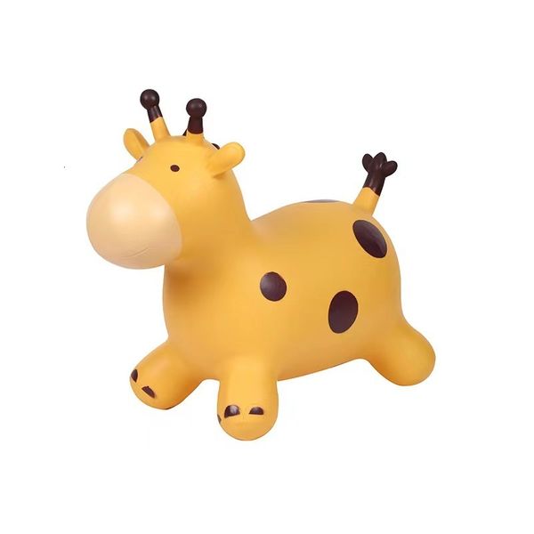 Globo Jirafa Bouncy Horse Hopper Inflable Jumping Horse Ride en Rubber Bouncing Animal Toys para niños pequeños y niños Toy 230619