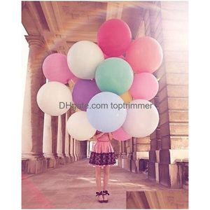 Ballon Gelukkige Verjaardag Ing Viering Decoratie 36 Inch Super Grote Grote Latex Festival Party Drop Levering Speelgoed Geschenken Nieuwigheid Gag Dhf4P