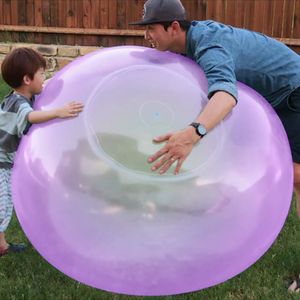 Balloon Kids Bubble Ball Blowing Transparent Inflatable Games Toys Baby Shower Water Filled Toy Gifts 230605