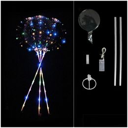 Ballon Lichtgevende Led-ballonnen Met Stok Nt Helder Verlicht Kinderspeelgoed Verjaardagsfeestje Bruiloftsdecoraties 1098 V2 Drop Delivery Speelgoed Dhmqr