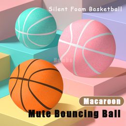 Balloon Macaroon rebotando balón mute interior baloncesto silencioso espuma de bebé juguete bounce gounces deportes juegos 230816