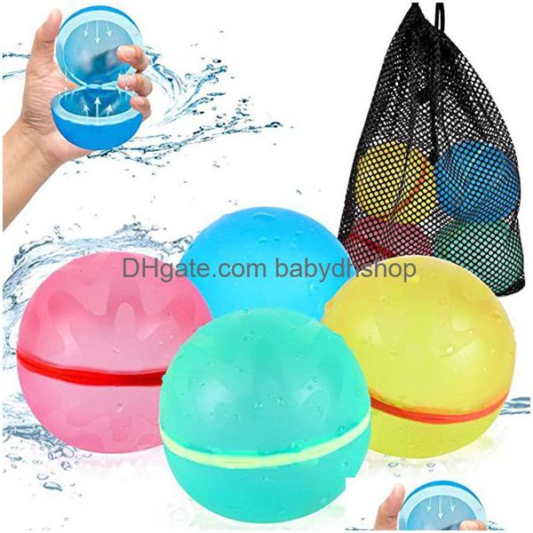 Ballon Bombe À Eau Splash Balls Jouets Ballons Réutilisables Jeu De Jardin Pour Enfants Jouant Drop Delivery Cadeaux Nouveauté Gag Otpmi