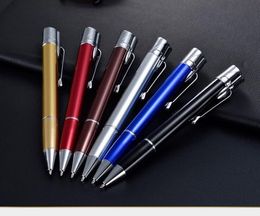 Ballpoint Ball Point Shape Winddichte rook aanstekers geen gas verstelbare groene rechte vlam jet torch sigaretten sigarettenaansteker gadgets