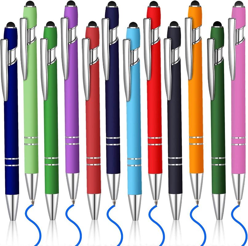 Ballpoint Pen Creative со стилусом Tip Touch Написание стационарных канцелярских канцелярских принадлежностей Офисные школьные принадлежности на заказ логотип