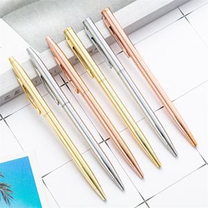 Ballpoint Pen Metal Ballpoint Pen Twist Action pour la restauration Signer la plume Black Ink pour la réception hôtelière Giveaways