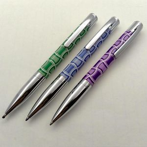 Ballpoint Pen Metal Rod Composant intégré en laiton tourne vers G2 Core Purple Blue Green Quge