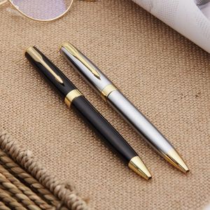 Ballpoint Pens 1.0mm Hoge Kwaliteit Metalen Pen Creative Business Black Inkt Signature Writing Ball Gift Office Supplies 03765