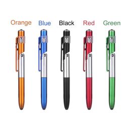 Ballpoint Pens 13,5 cm 4-in-1 Universal Mini Capacitive Pen met LED voor tablet mobiele vouwscherm Stylus Touch