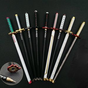 Balpennen 17 Stijlen Japan Anime Demon Model Gel Pen 0 5mm Zwart Refill Cosplay Prop Kid Student Gift SlayerWeapon Zwaard 230713