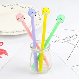 Balpennen 20 pcs Vers Dier Cartoon Creatieve Kleine schattige Neutraal Mol Zwart Water Pen Student Briefpapier 230927