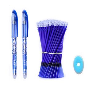 Ballpoint Pens 23PcsSet Erasable Gel Set Washable Handle Blue Black Ink Writing Neutral Pen for School Office Supplies Stationery 230523