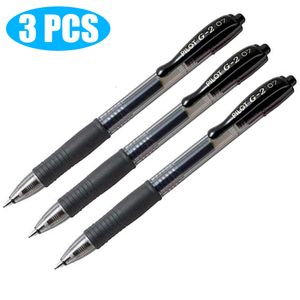 Stylos à bille 3PCS PILOT BLG2 Stylo à encre gel rétractable 0380507mm Pointe Roller Ball Comfort Grip Fournitures scolaires Pilot Stationary 230608