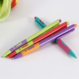 Balpennen 8 PcsSet Plastic Pen Blauwe Inkt Kantoor Accessoires Materiaal Escolar Schrijven Supply Mark 07mm Canetas School Briefpapier 230707