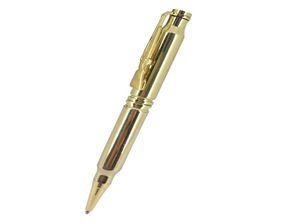 Bolígrafos ACMECN Pluma de oro con estilo de rifle en forma de pistola Perno en forma de bola Papelería para regalos de promoción de tienda 9973661