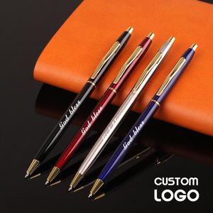 Stylos à bille affaires stylo Simple personnalisé personnalisé étudiant école fournitures de bureau papeterie en gros