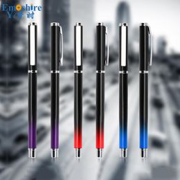 Ballpoint PENS Aangepast Logo Business Metal Ball Pen Gradiënt Kleur Gift Office Banner Stagery's voor EL Meet P811