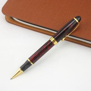 Bolígrafos de bola de Metal completo, bolígrafo de 0,5mm, recambio medio, Clip dorado, negro/plateado/mate, papelería de oficina para negocios