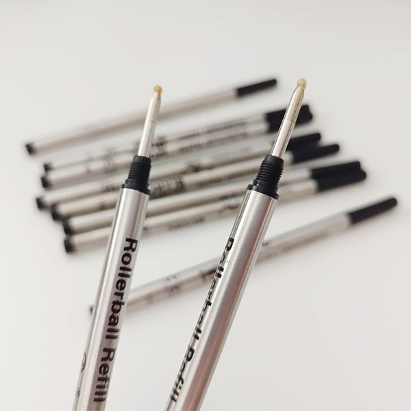 Ballpoint Pens de alta calidad 10 unids Negro / Azul Universal Rellene Rollerball Pen